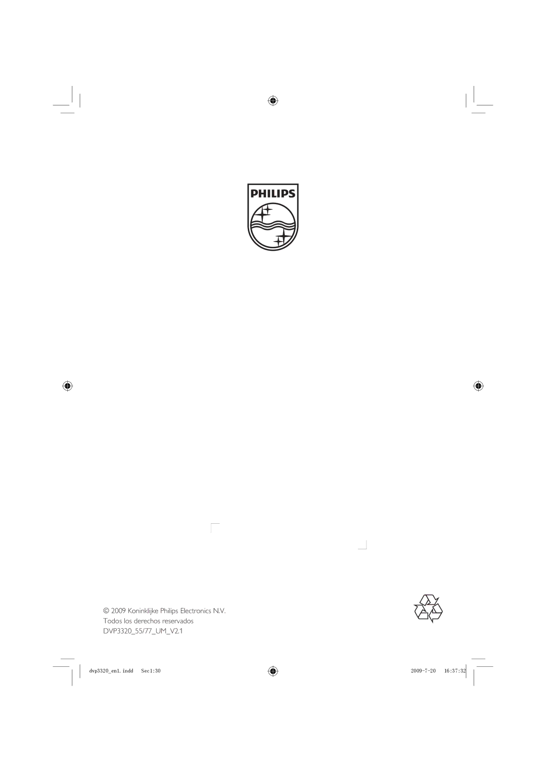 Philips DVP3320/55, DVP3320/77, DVP3320K/78 user manual GYSBHQLQGG6HF  