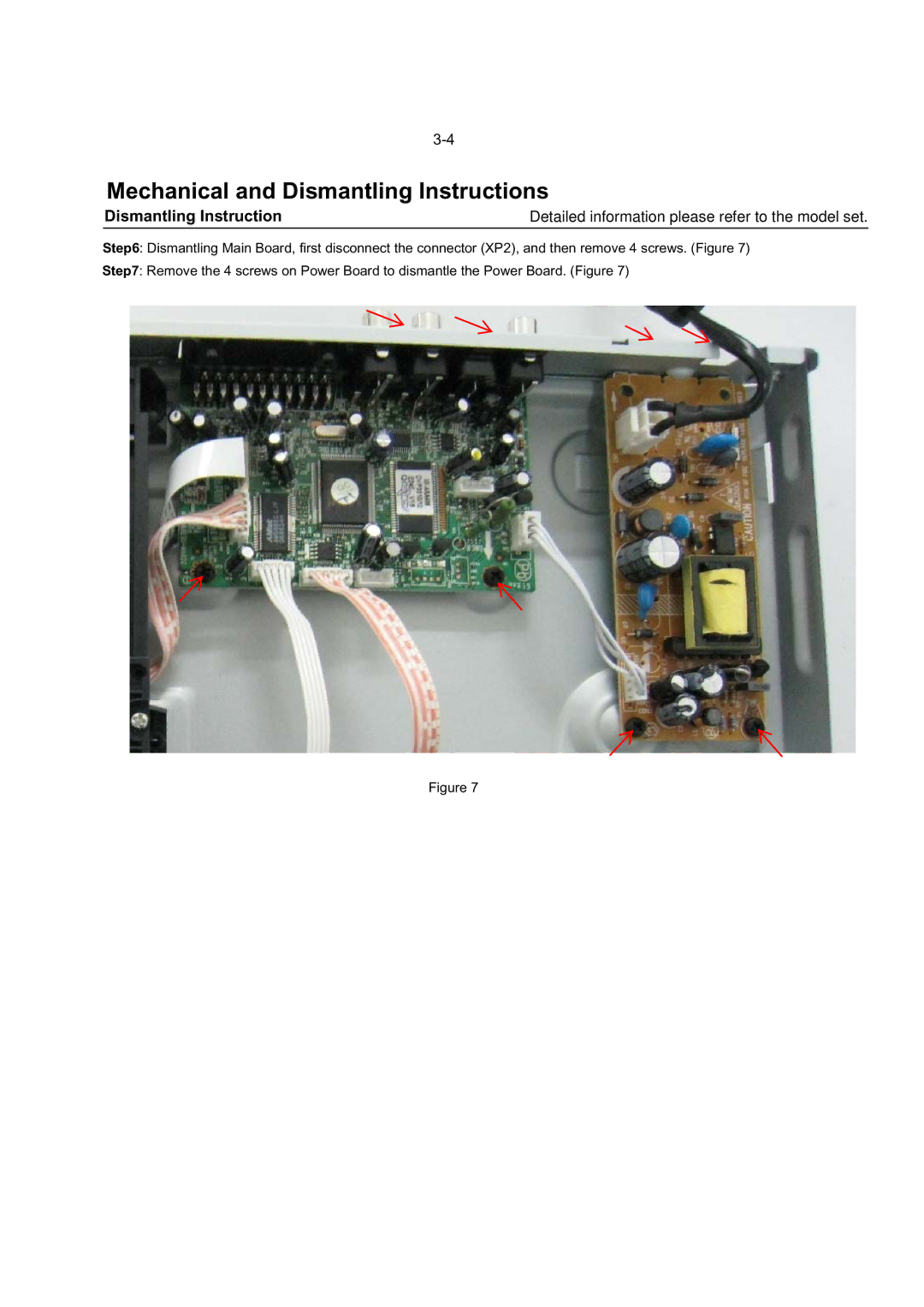 Philips DVP3320/55 service manual Mechanical and Dismantling Instructions 