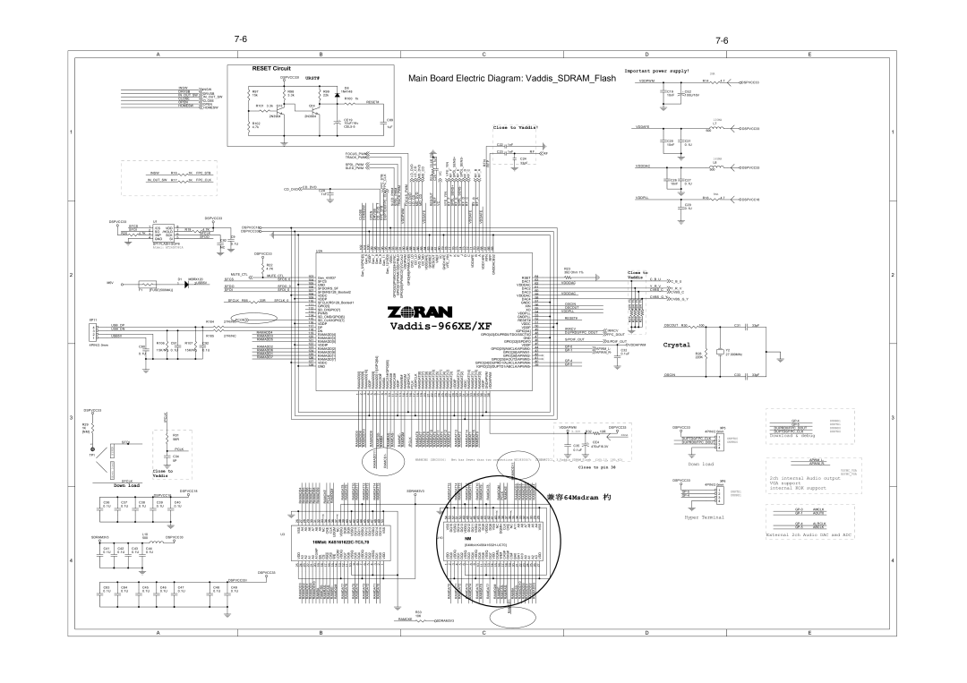 Philips DVP3320/55 service manual Vaddis-966XE/XF 