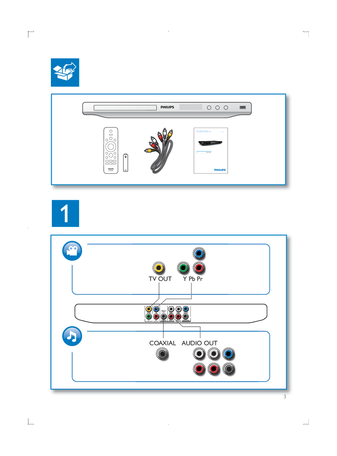 Philips DVP3858 user manual Coaxial 