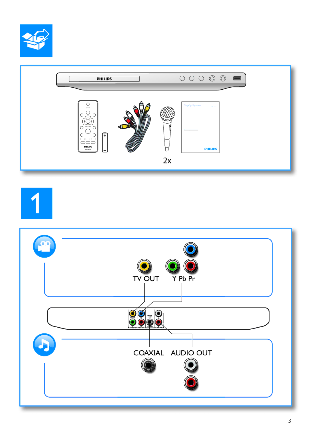 Philips DVP3864K user manual Tv Out 