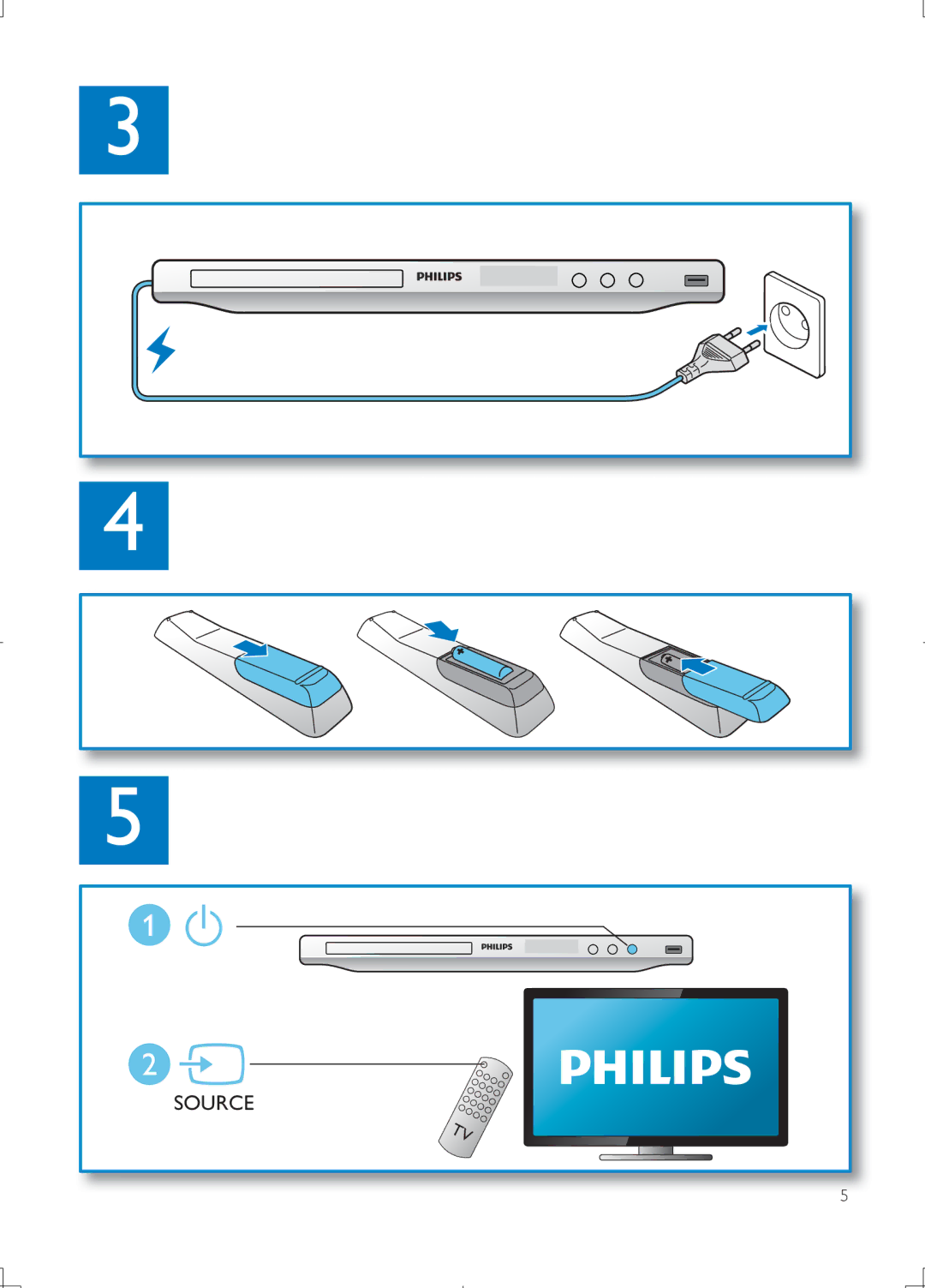 Philips DVP3868G user manual Source 