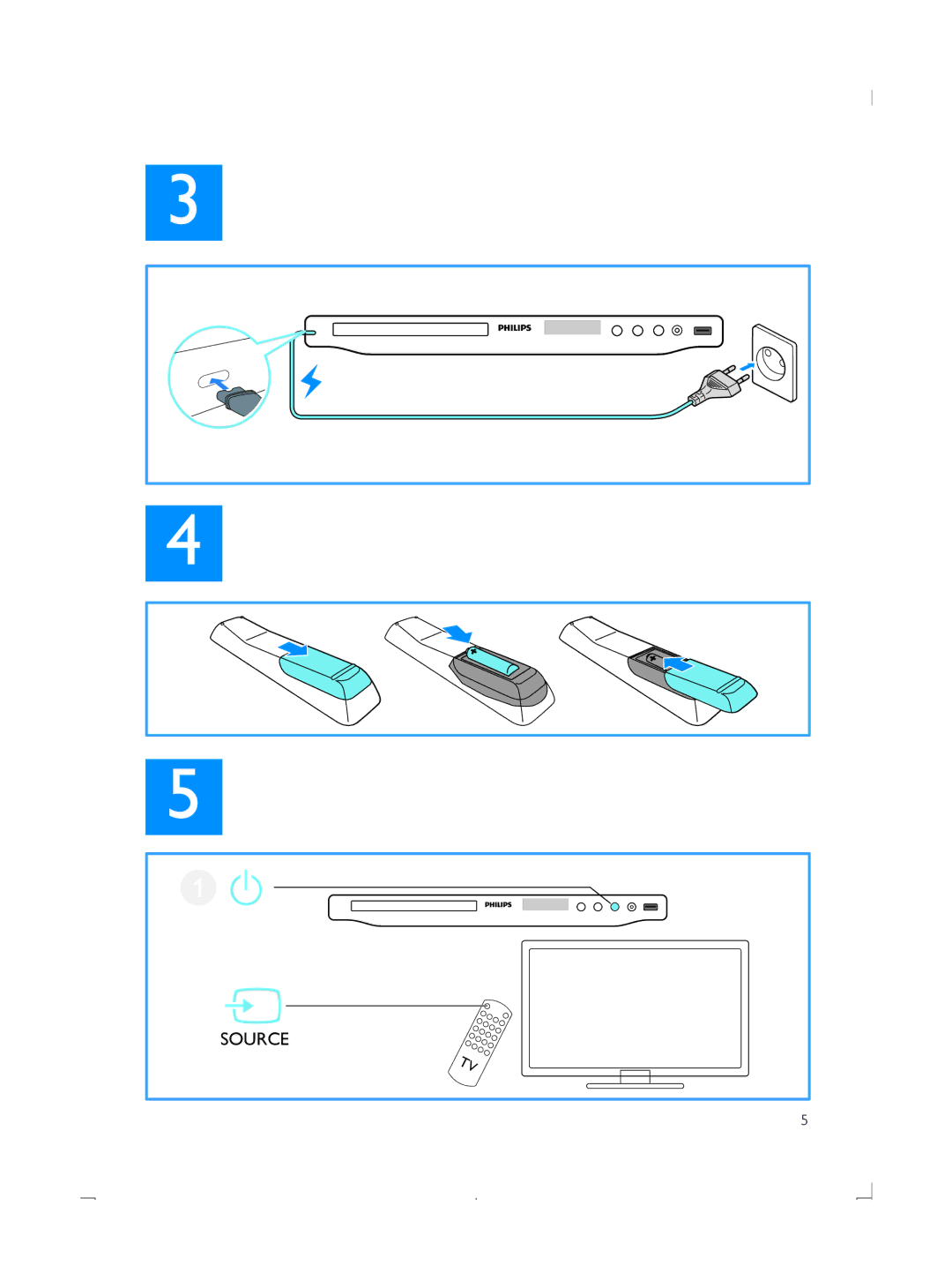 Philips DVP3870K user manual Source 