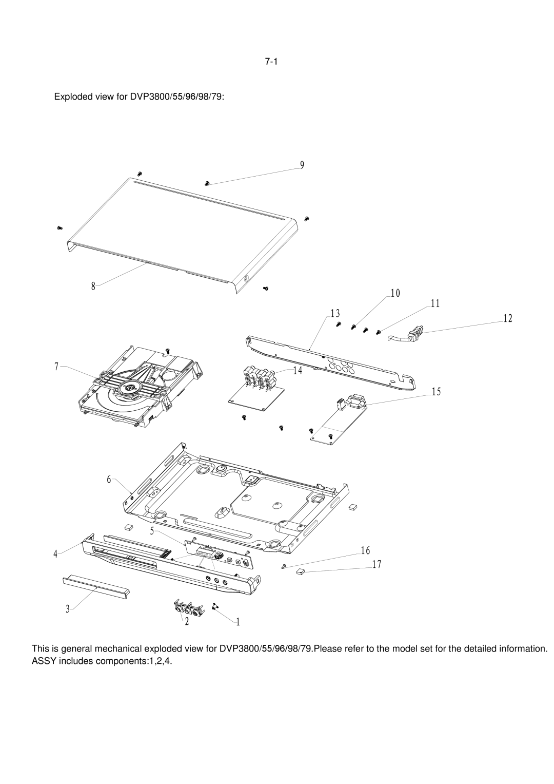 Philips DVP3855, DVP3879, DVP3893, DVP3896, DVP3898, DVP3800 service manual 