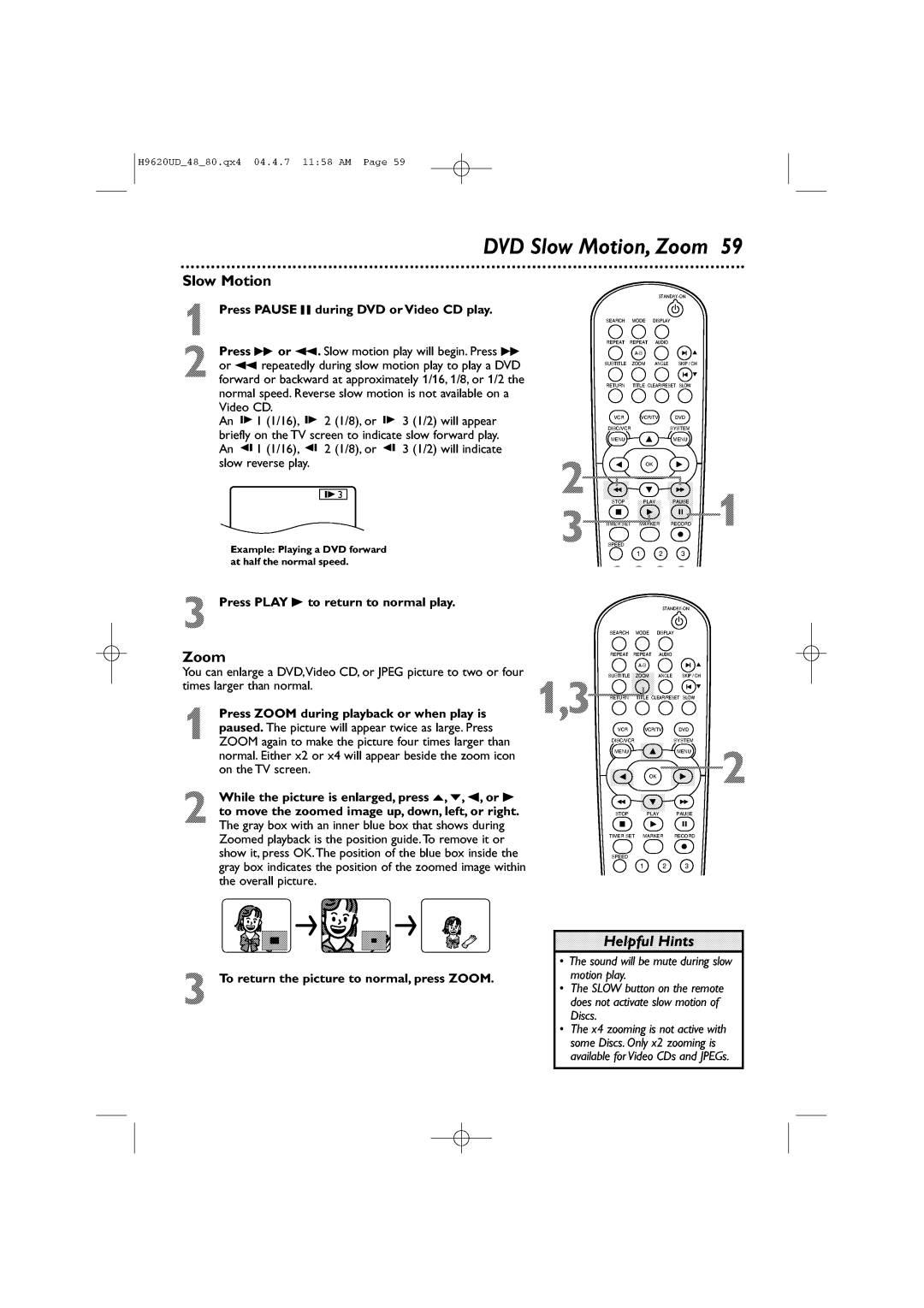 Philips DVP620VR/17 manual 