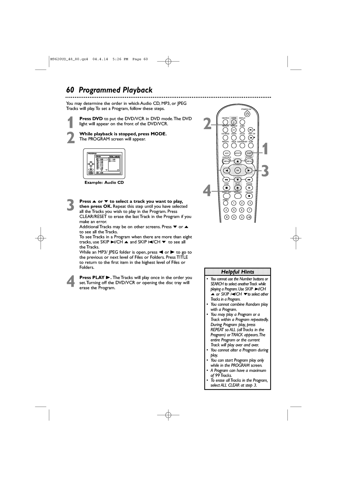 Philips DVP620VR/17 manual 