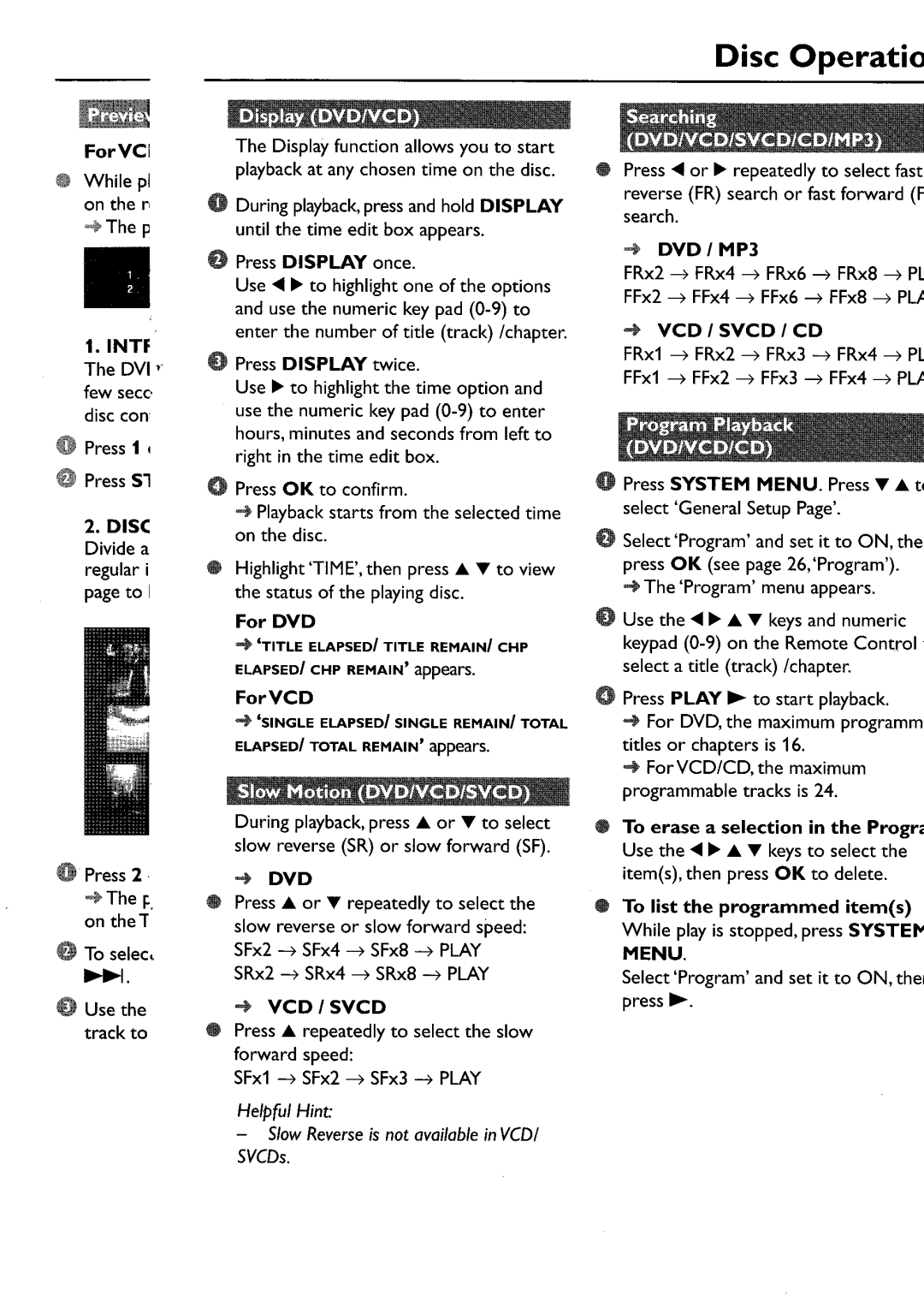 Philips DVP642/17 manual 