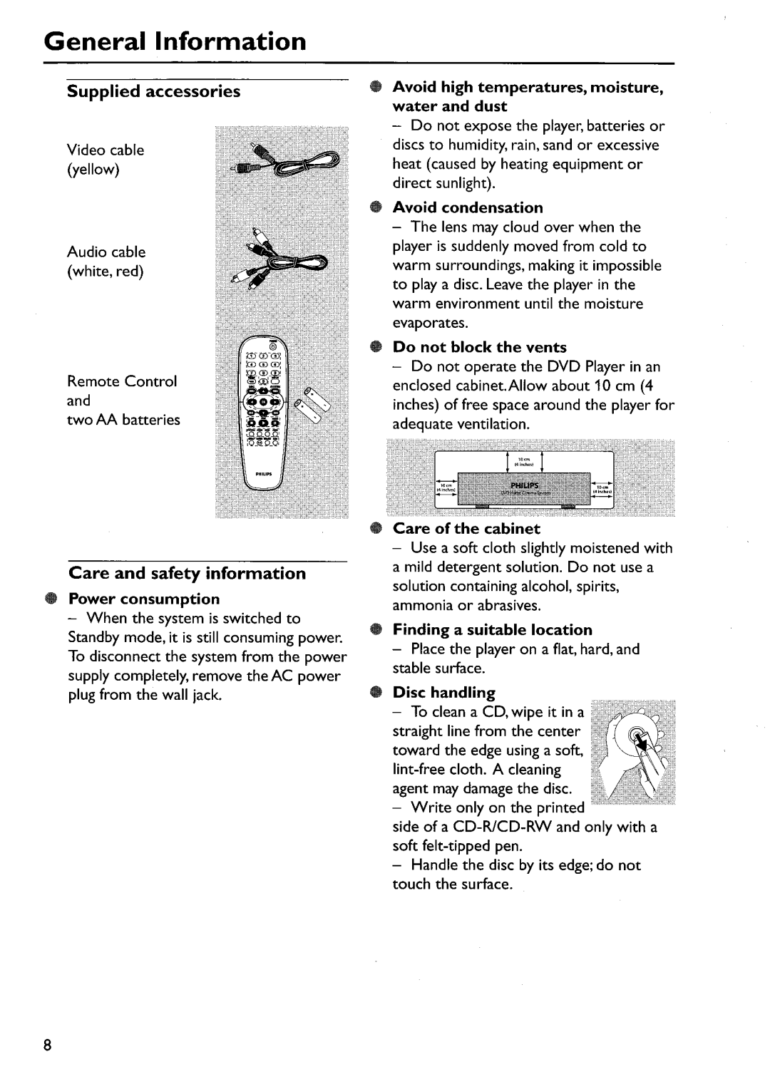 Philips DVP642/17 manual 