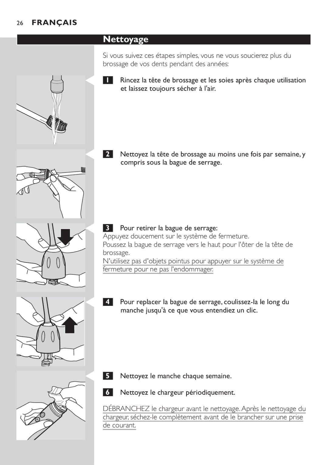 Philips e7000 Series manual Nettoyage 