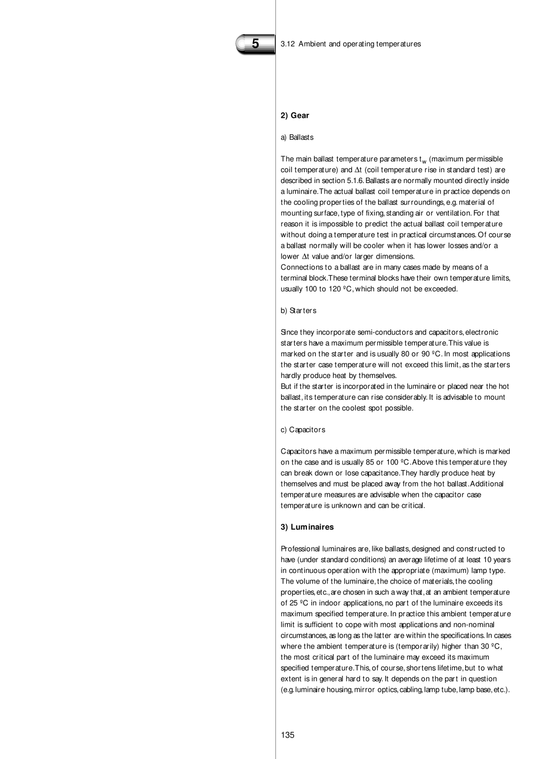 Philips Electromagnetic Lamp manual 135, Ballasts, Starters 