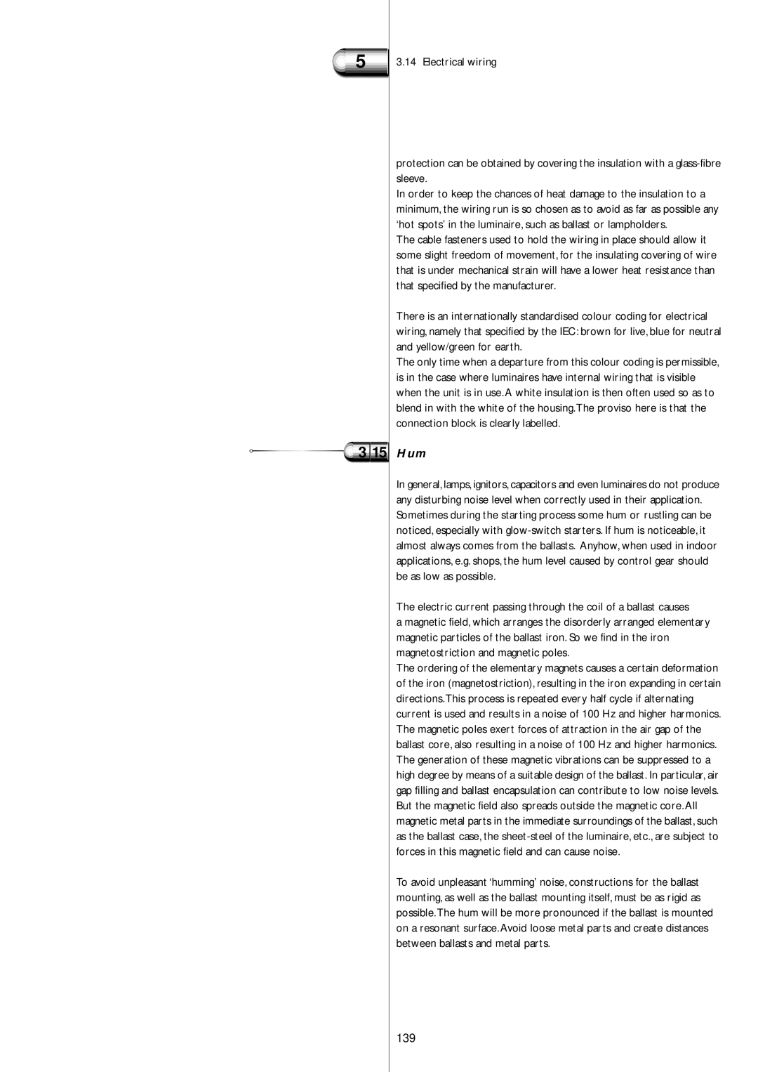 Philips Electromagnetic Lamp manual Hum, 139 