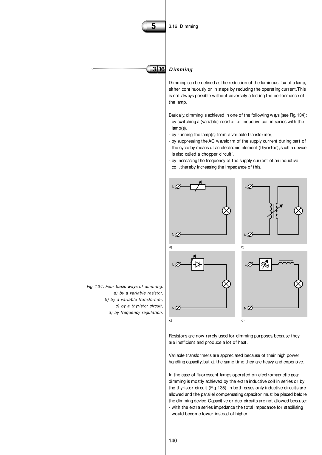 Philips Electromagnetic Lamp manual Dimming, 140 