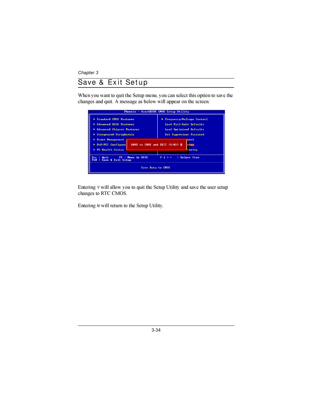 Philips EPIA-MII user manual Save & Exit Setup 