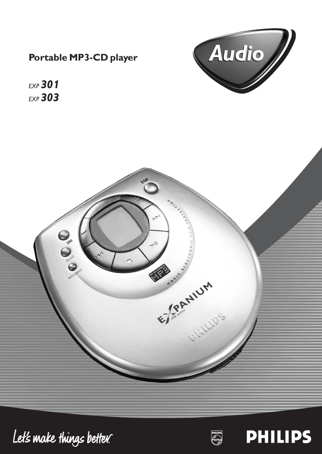 Philips EXP 301/11 manual Audio 