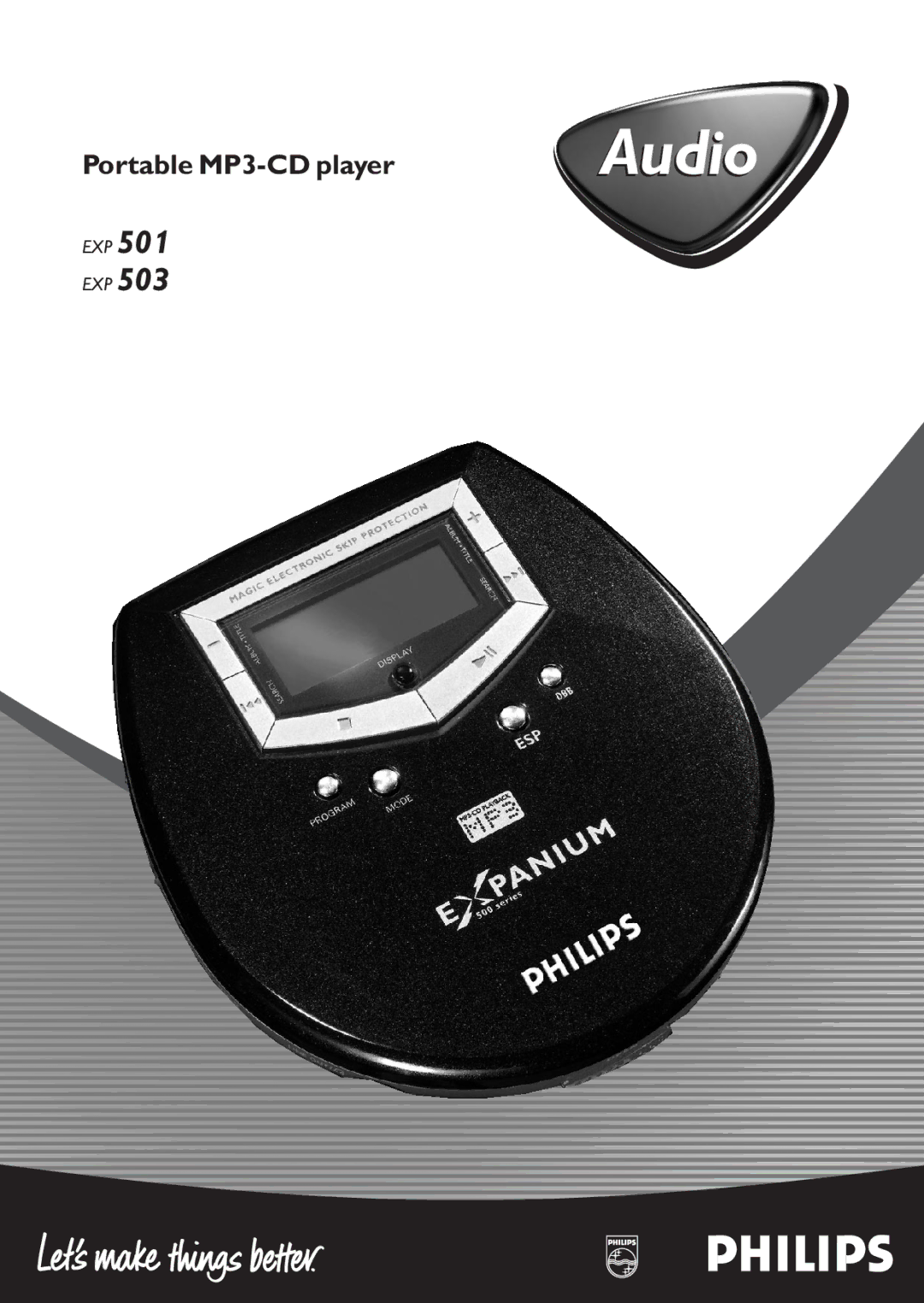 Philips EXP 501/00 manual Audio 