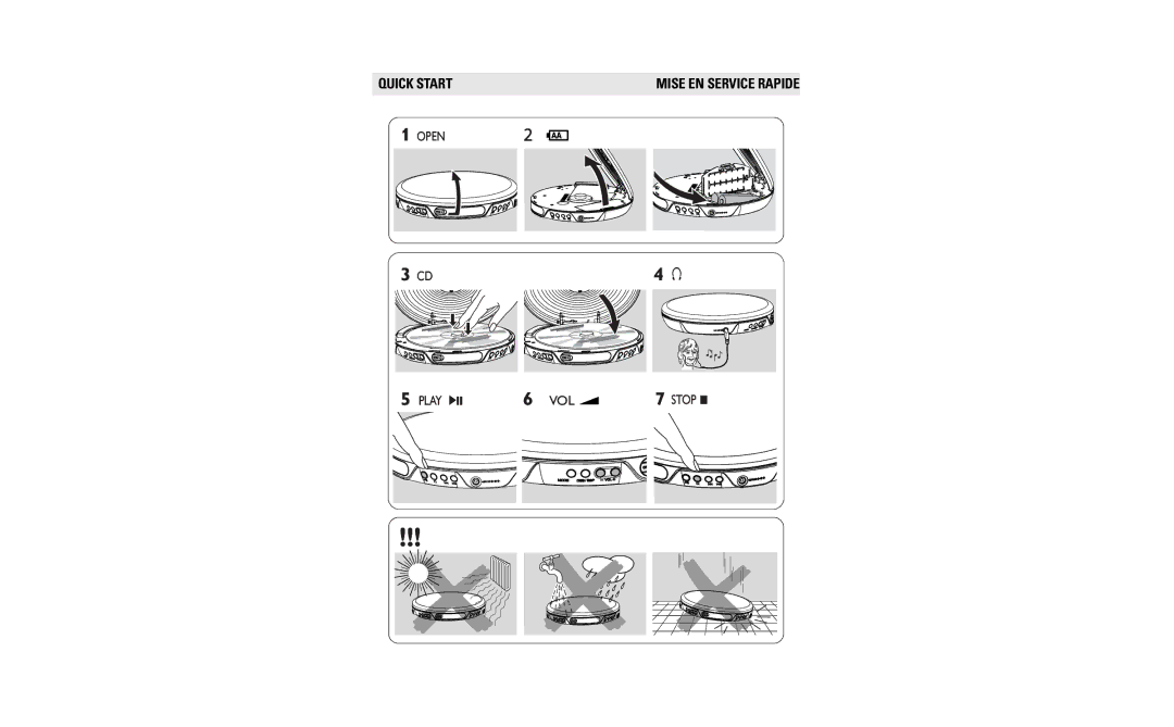 Philips EXP2540/02 user manual Quick Start 