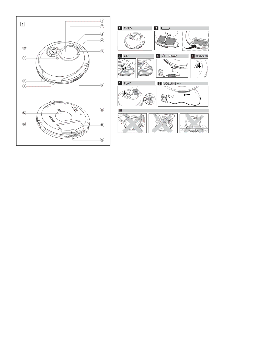 Philips EXP3365, EXP3362, EXP3361, EXP3364, EXP3360, EXP3363 user manual 