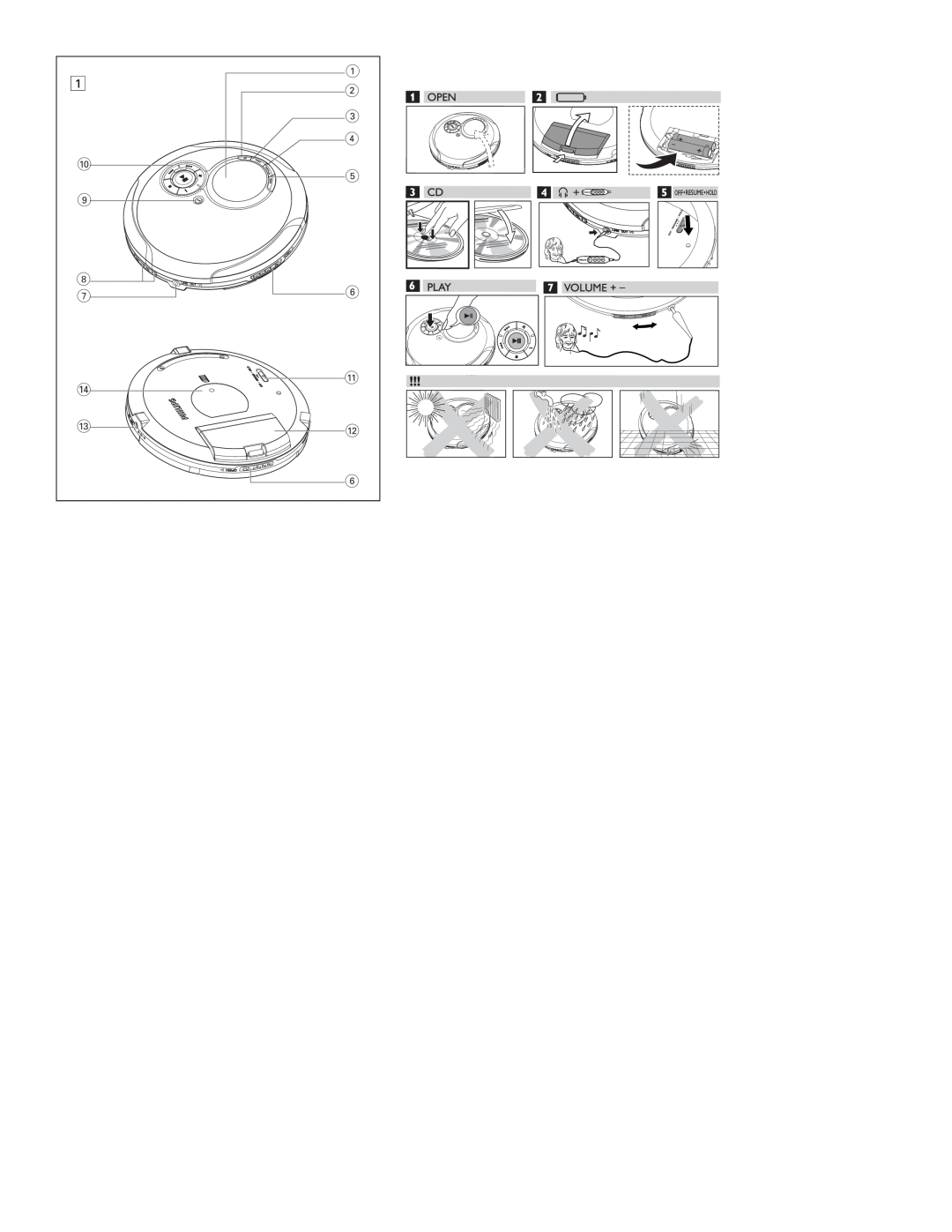 Philips EXP3365, EXP3362, EXP3361, EXP3364, EXP3360, EXP3363 manual 