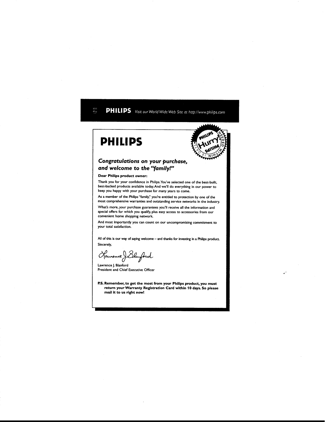 Philips EXP513 manual 