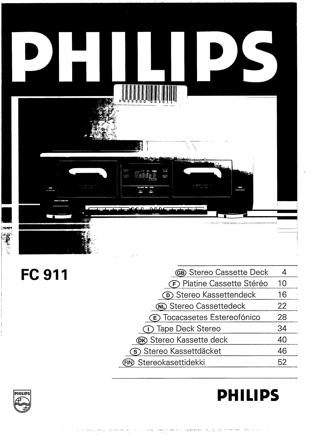 Philips FC 911 manual 