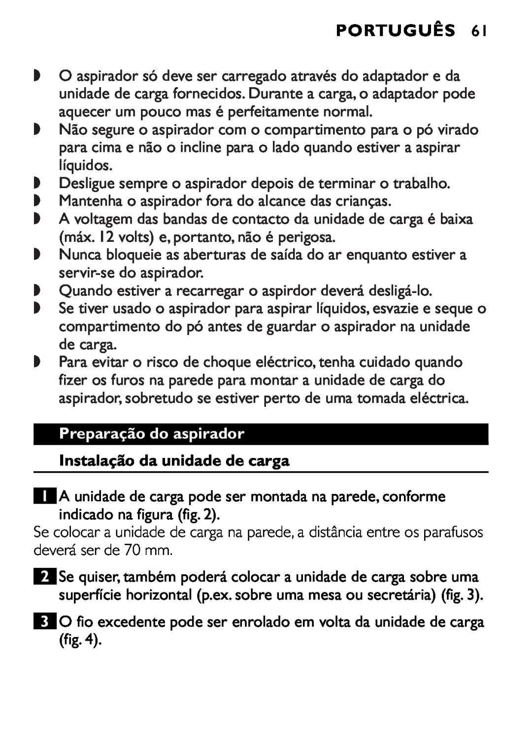 Philips FC6055 manual Português 