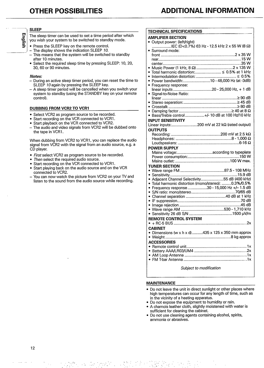 Philips FR731 manual 