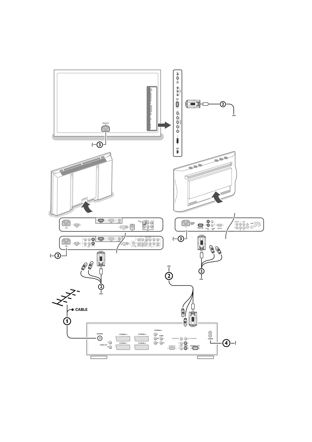 Philips FTR 9965/12 manual Cable 