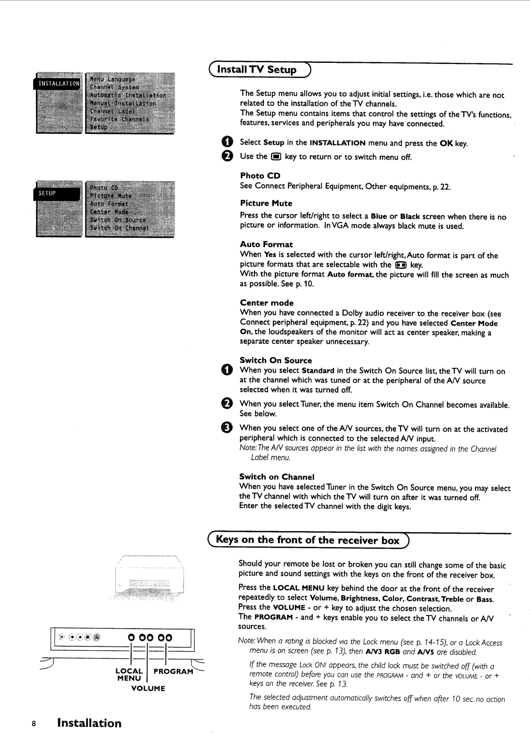 Philips FTR9952/17 manual 