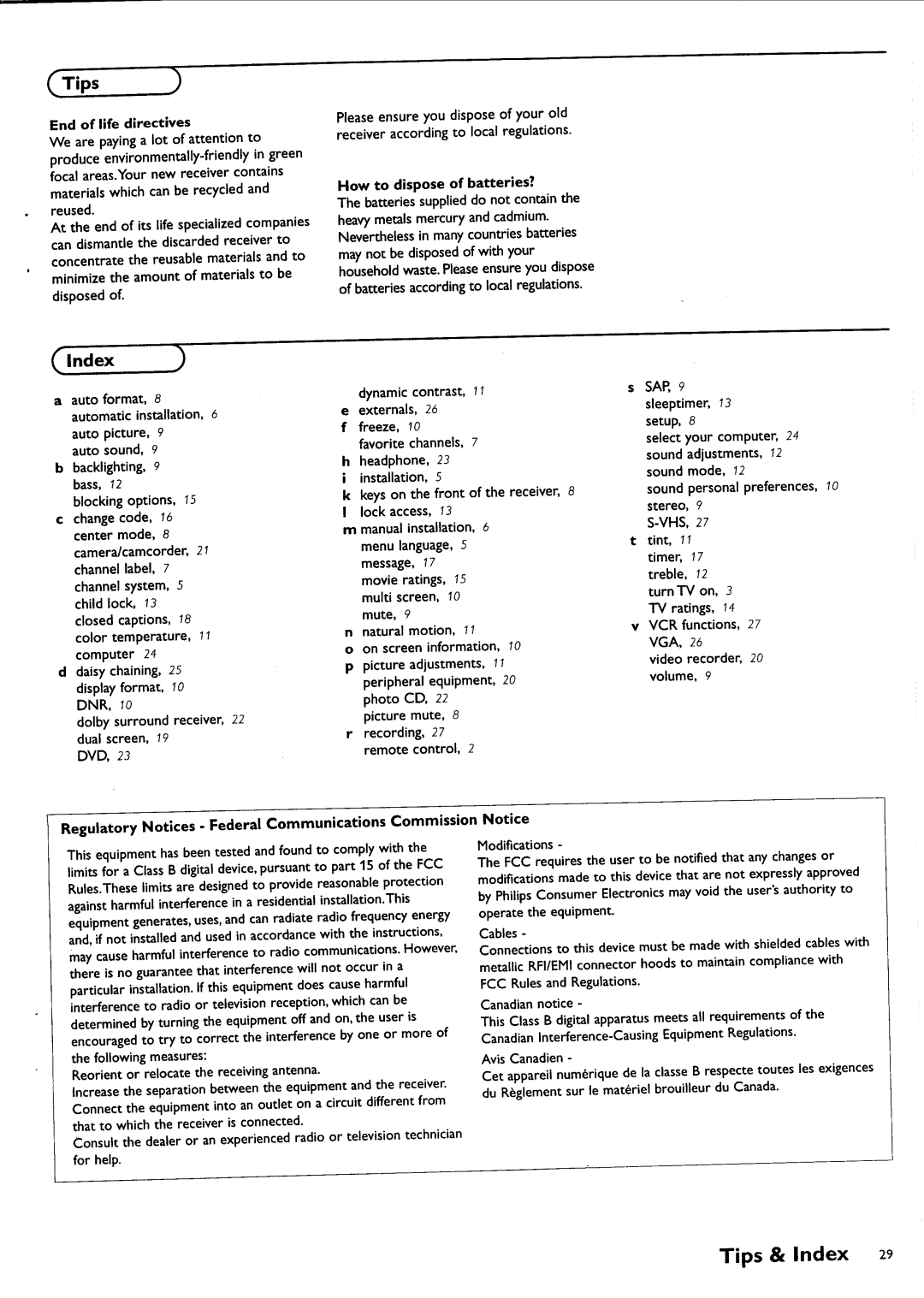 Philips FTR9952/17 manual 