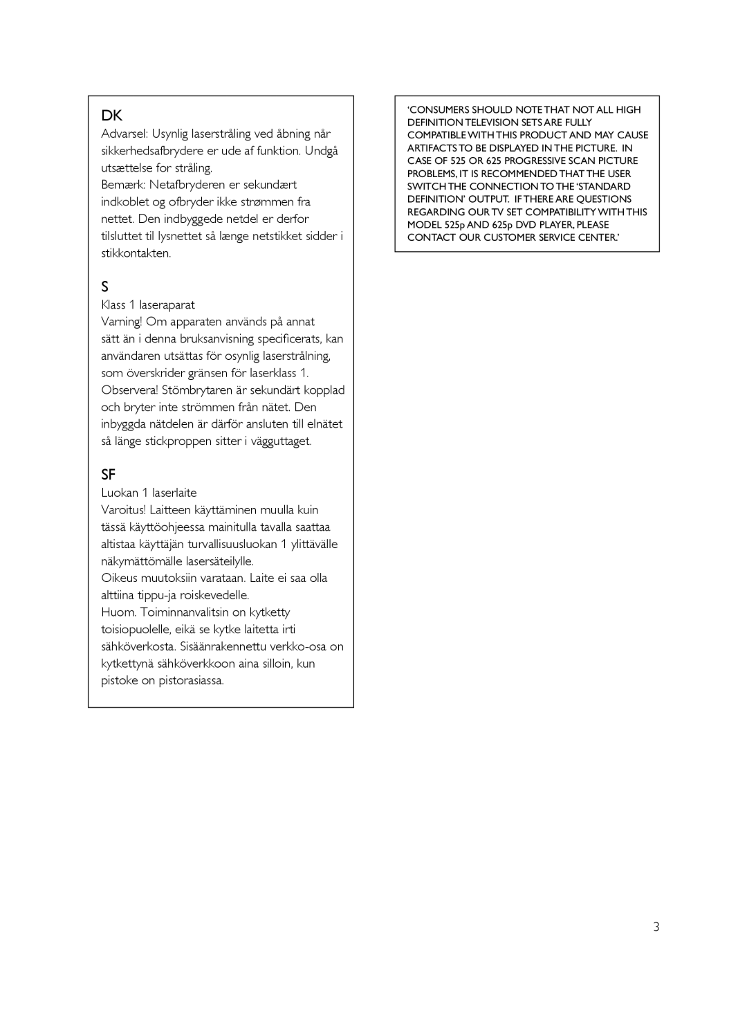 Philips FTS6000/12, 848390207 manual 