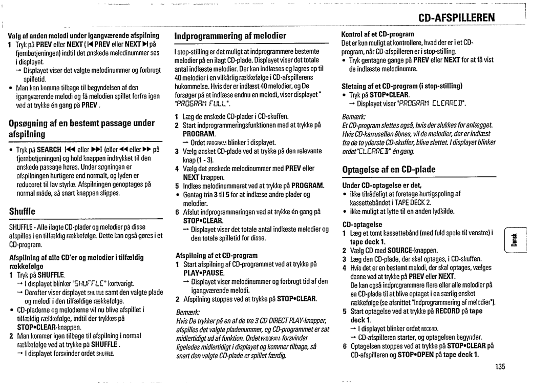 Philips FW 355C manual 