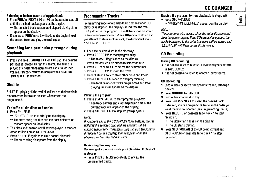 Philips FW 48 manual 