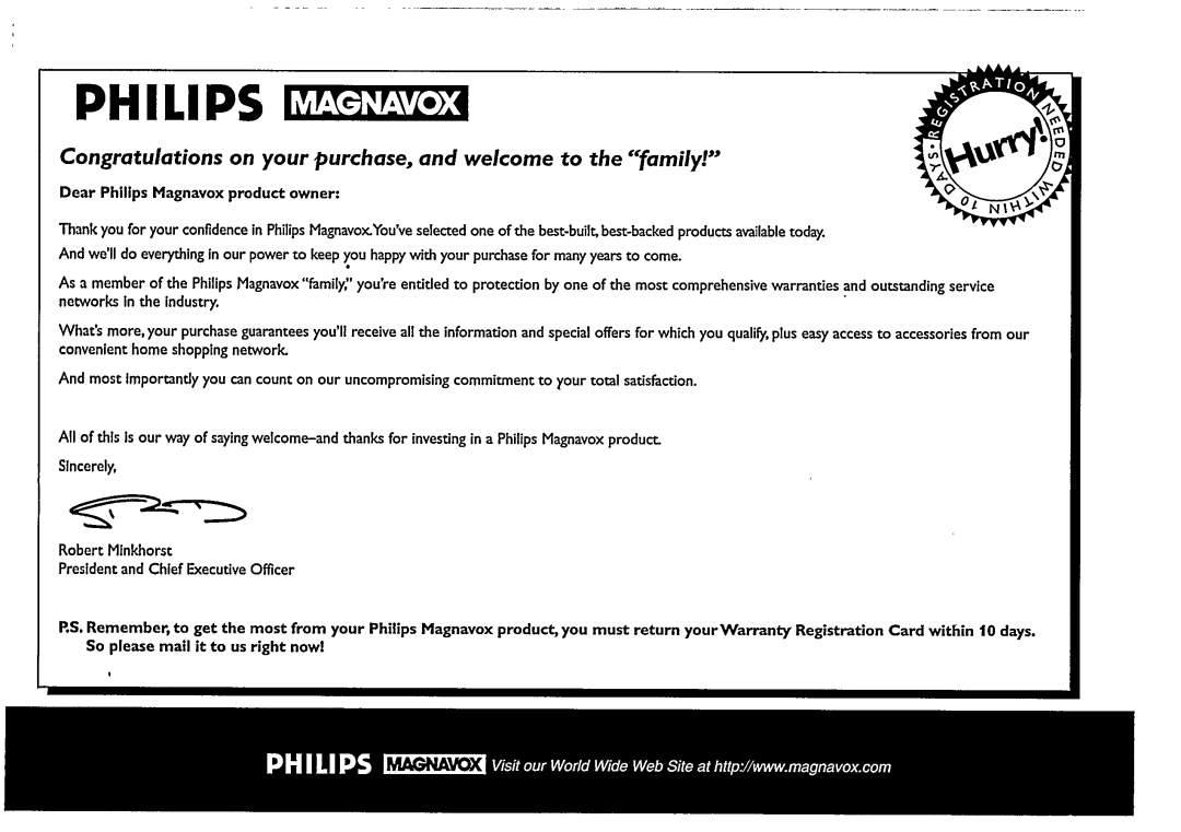 Philips FW 48 manual 