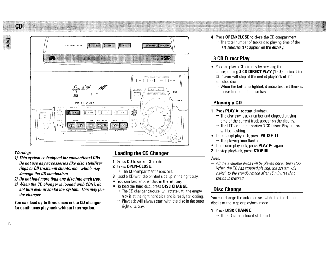 Philips FW 72C manual 