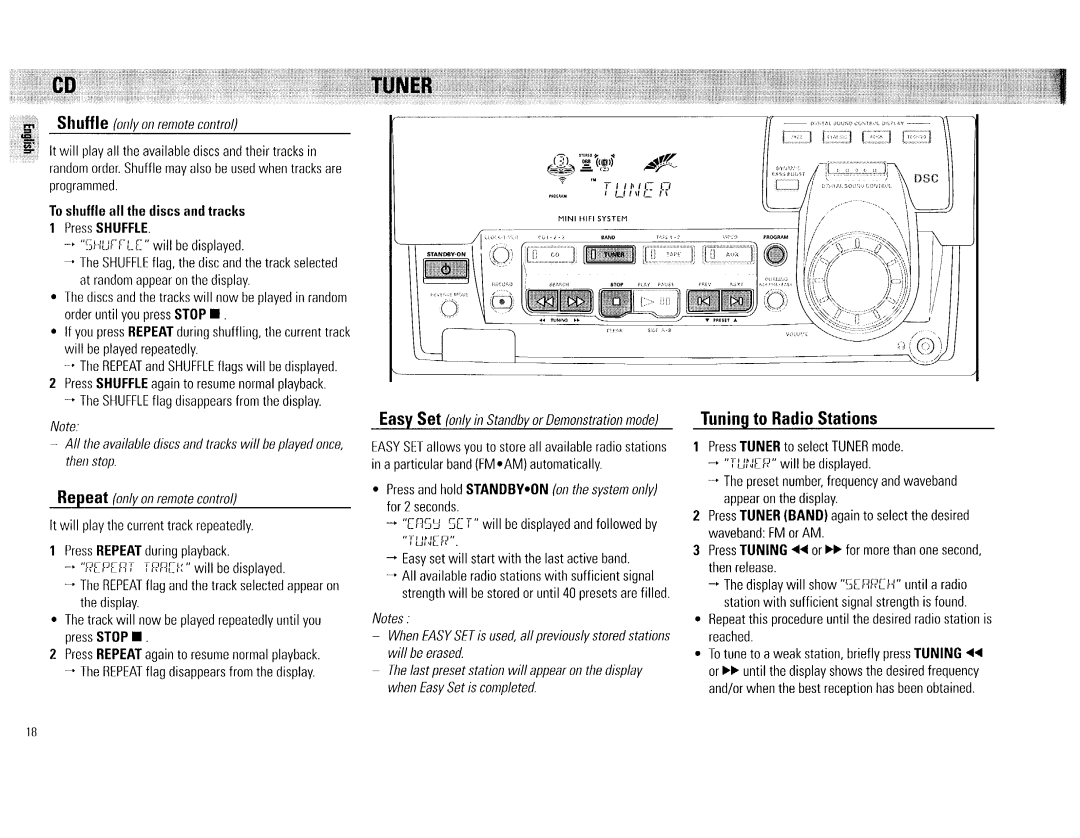 Philips FW 72C manual 