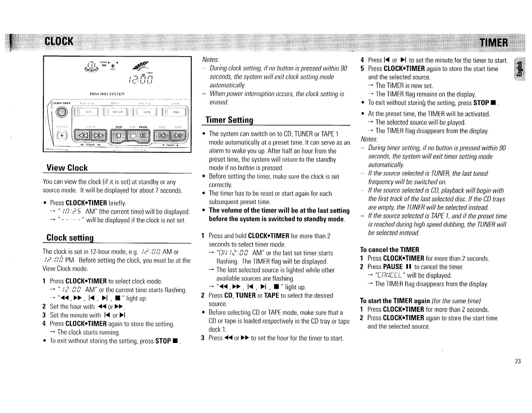 Philips FW 72C manual 