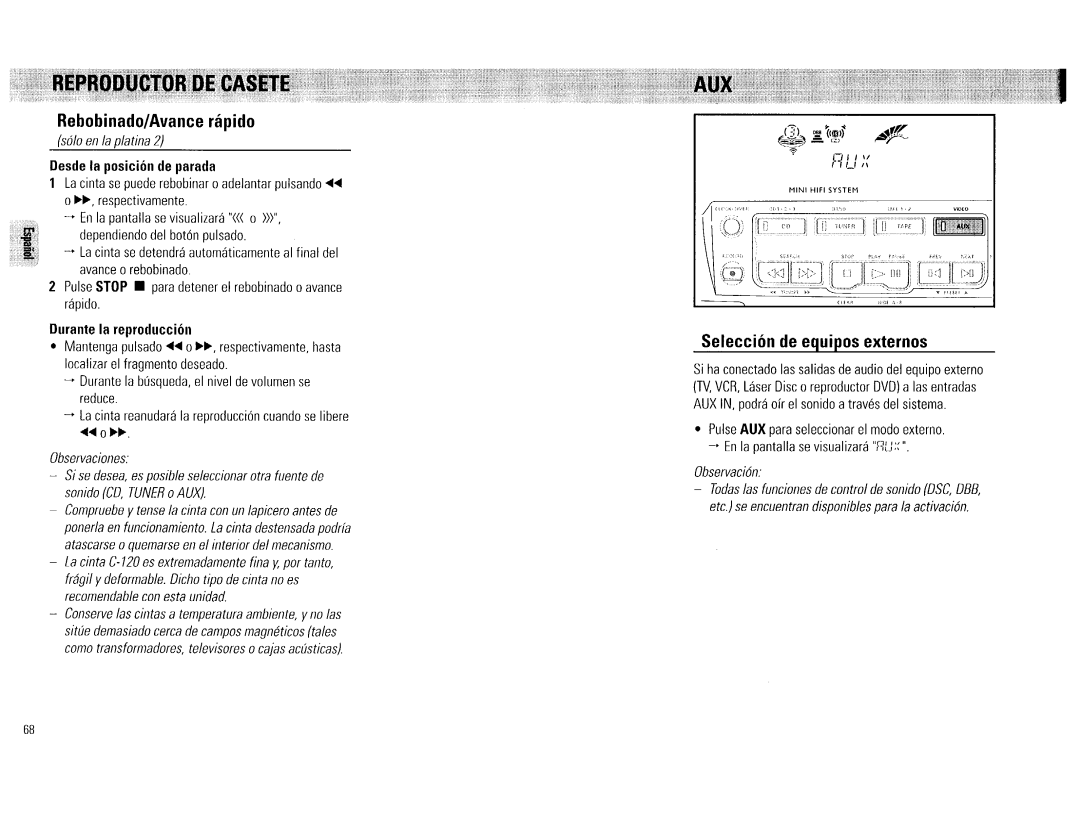 Philips FW 72C manual 