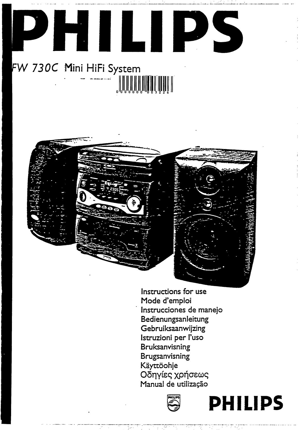 Philips FW 730C manual 