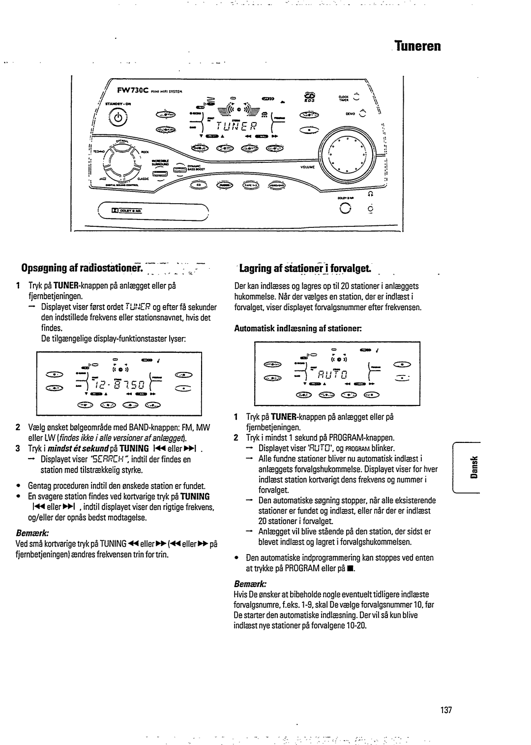 Philips FW 730C manual 