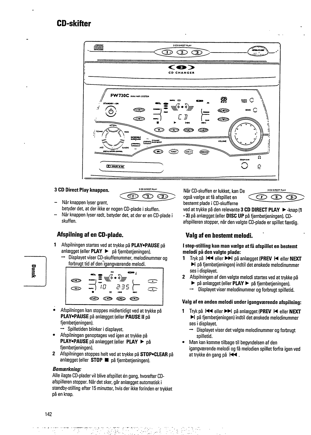 Philips FW 730C manual 