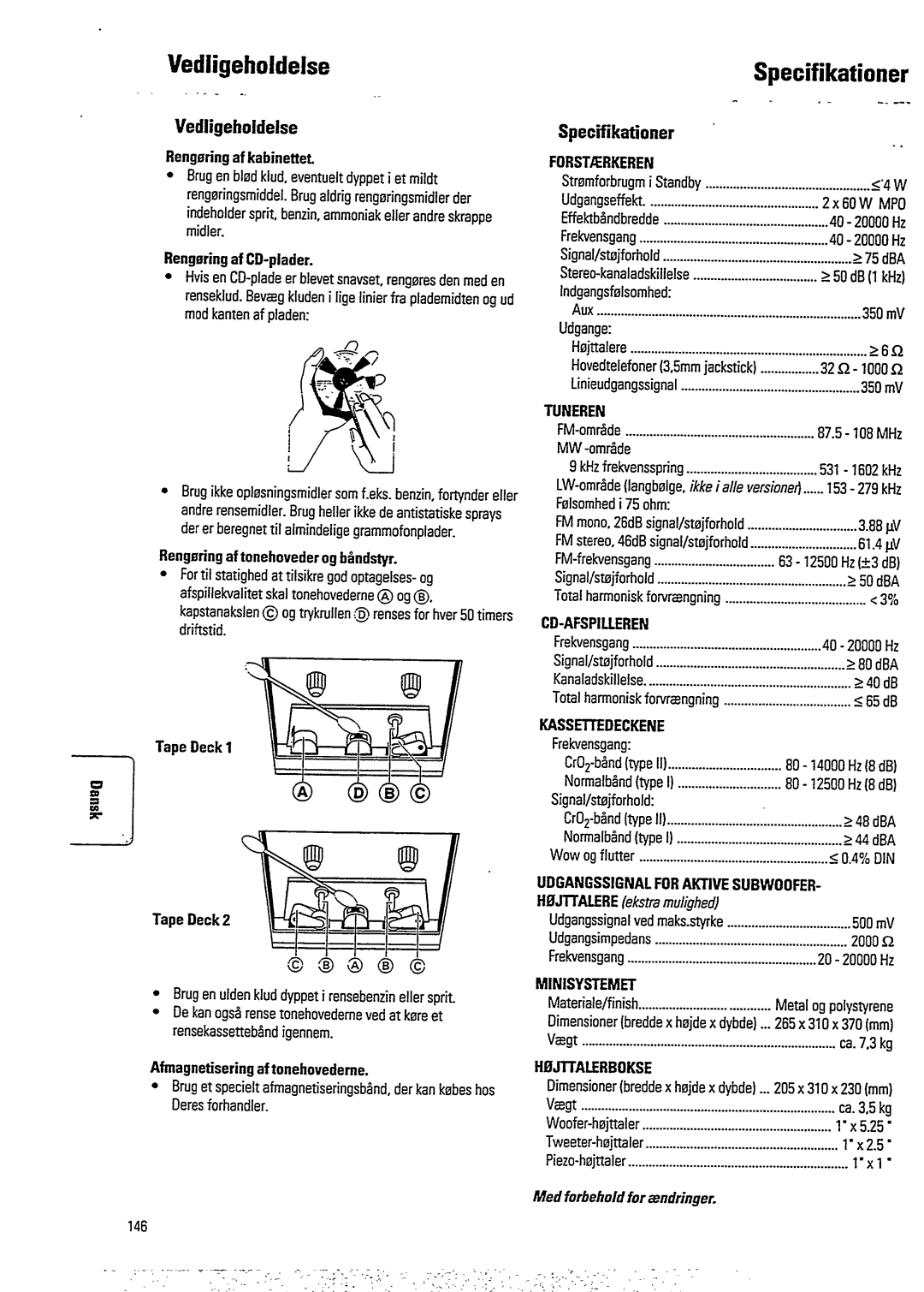 Philips FW 730C manual 