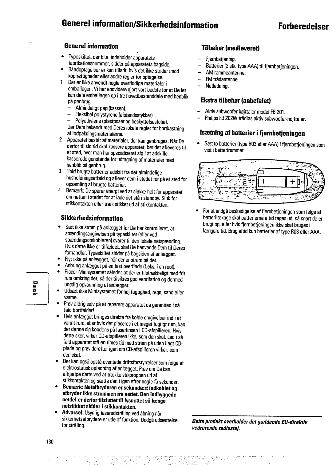 Philips FW 730C manual 