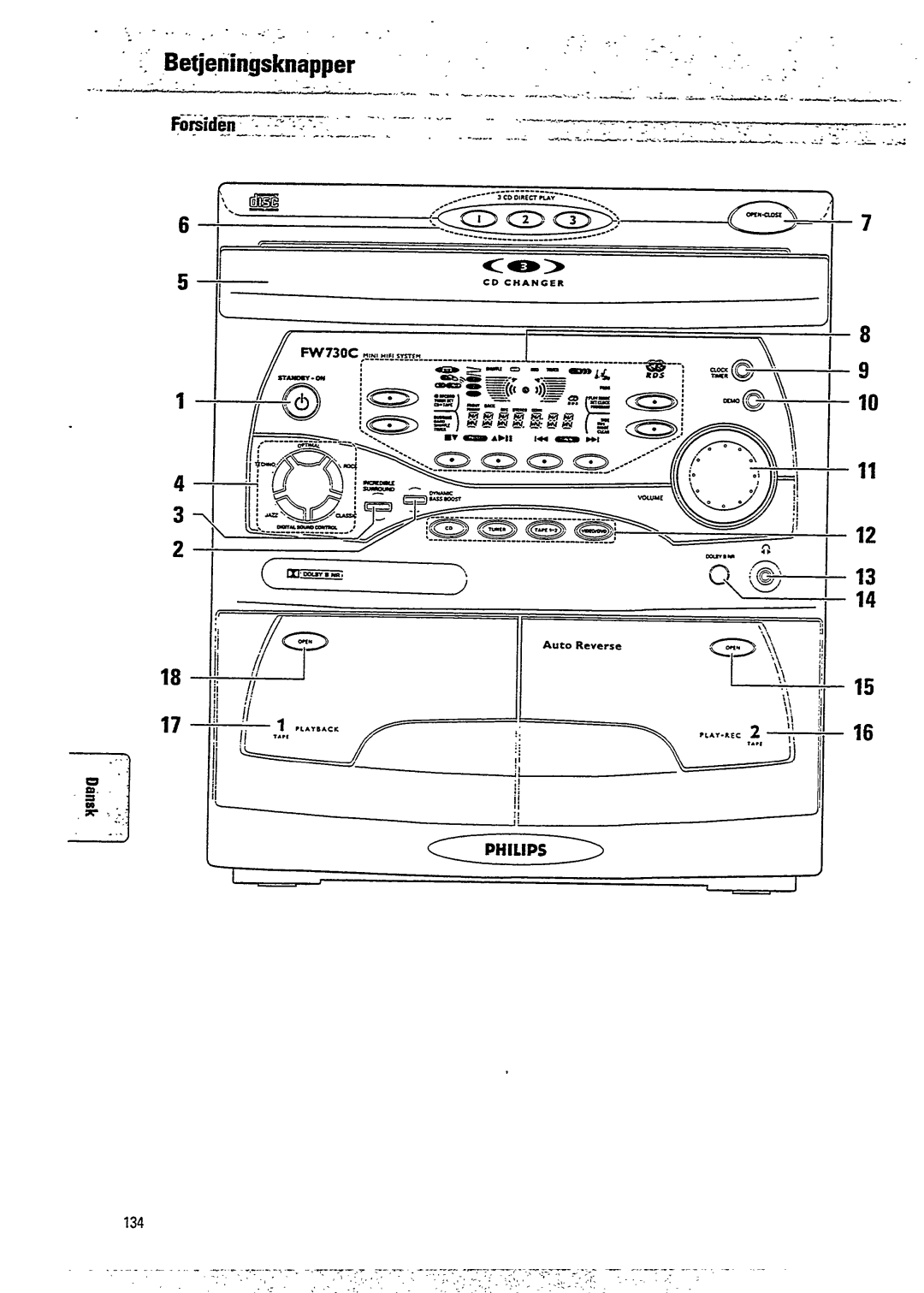 Philips FW 730C manual 