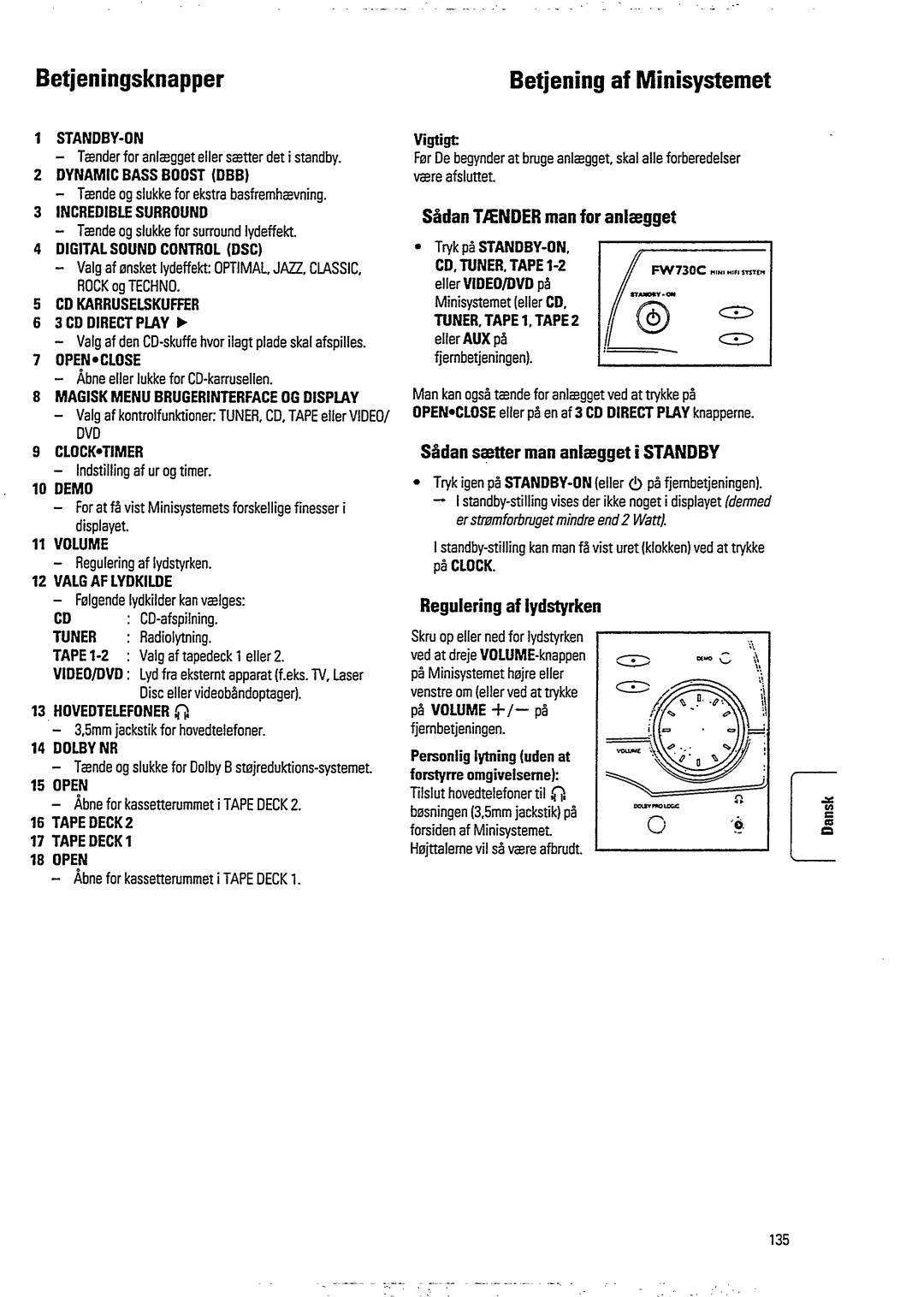 Philips FW 730C manual 