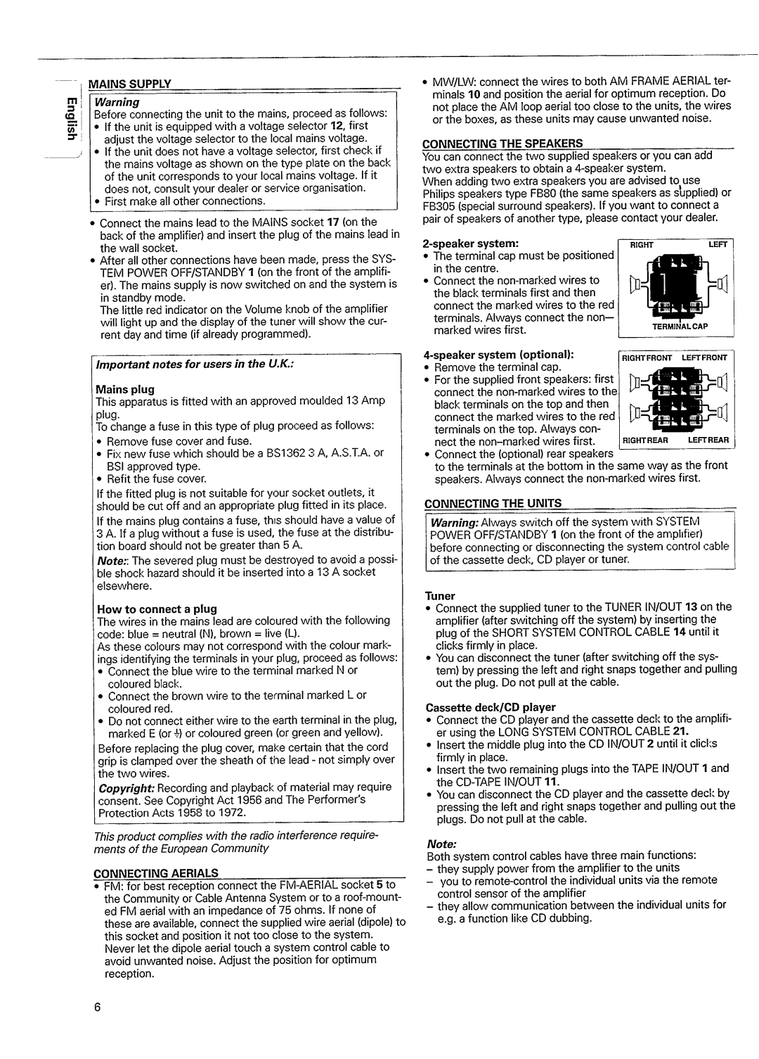 Philips FW 80 manual 