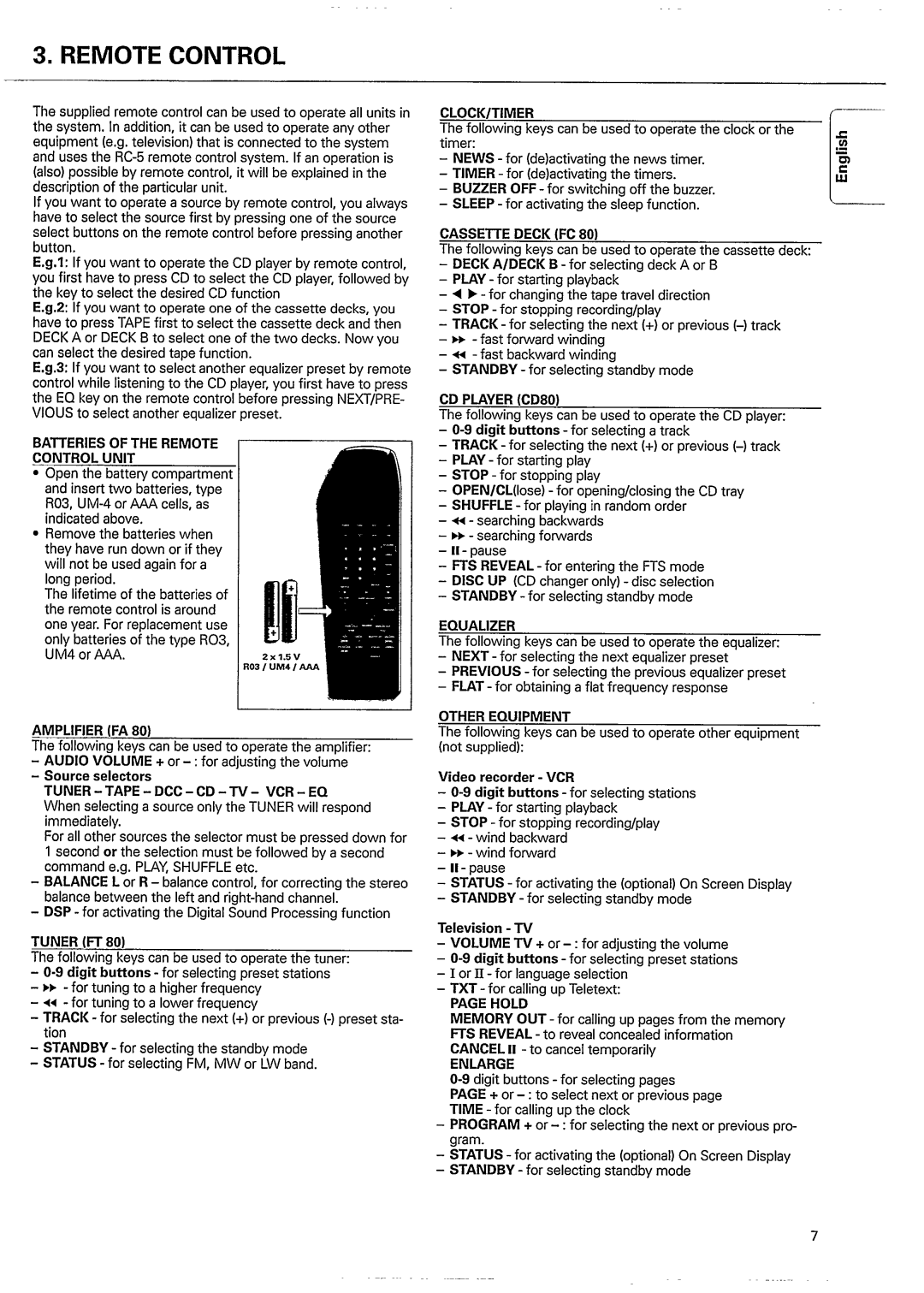 Philips FW 80 manual 