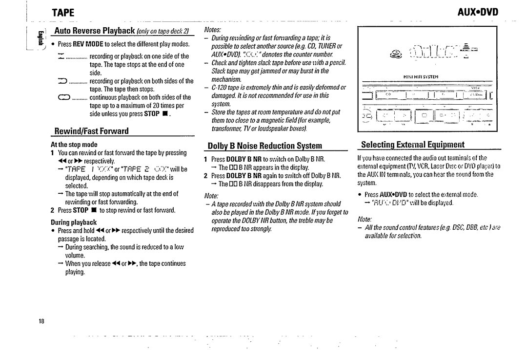 Philips FW 850C, FW855C manual 