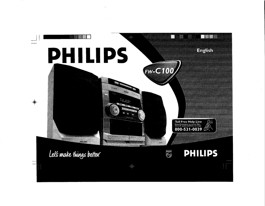 Philips FW-C100 manual 