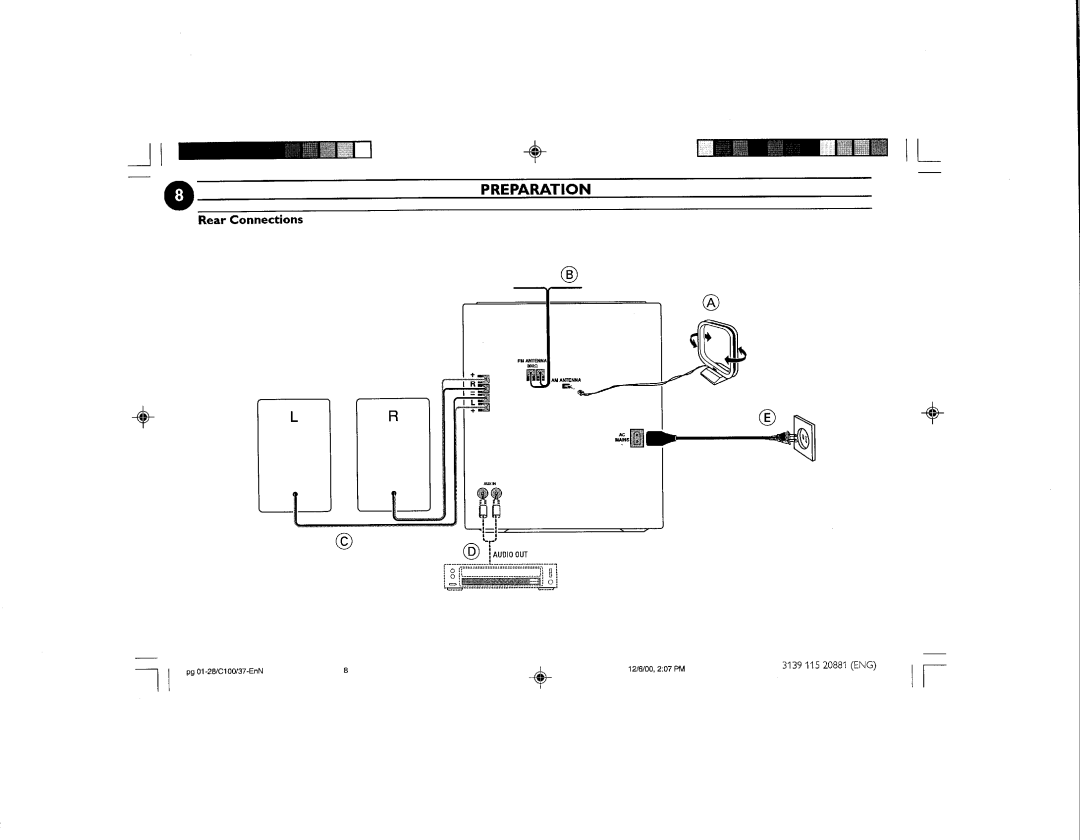 Philips FW-C100 manual 