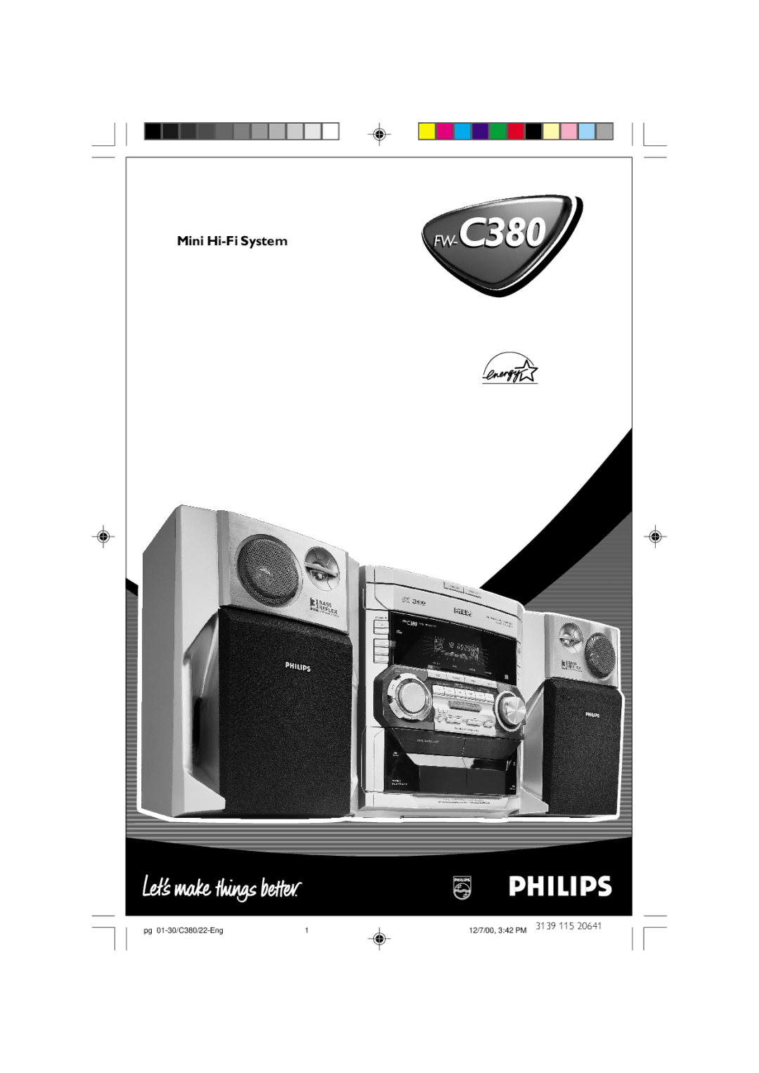 Philips FW-C380 manual 